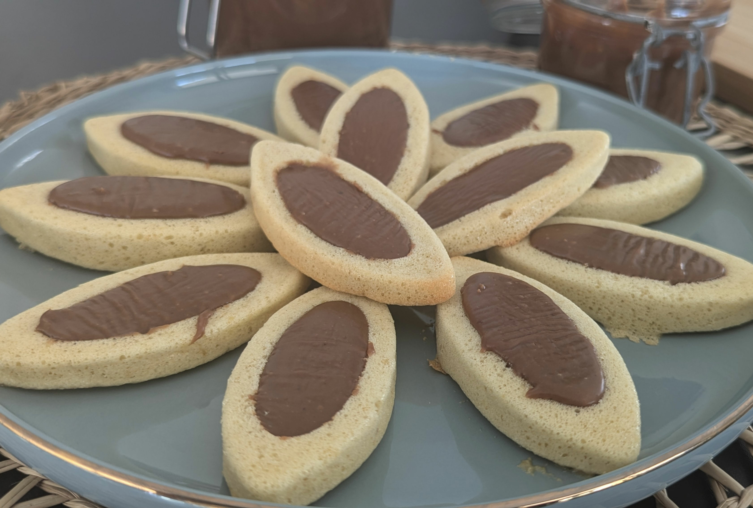 Petits bâteaux au chocolat